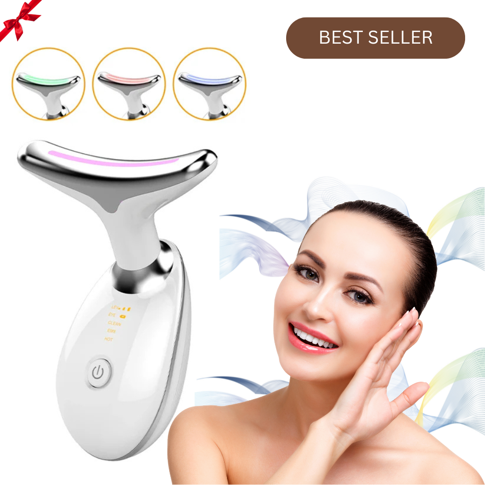 3 Colour LED FACE Beauty Massager